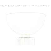 Glass table lamp Gorgier