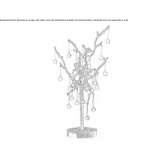 Halogenowa lampa stołowa z brązu Chace