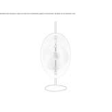Steel LED table lamp Oberdorf