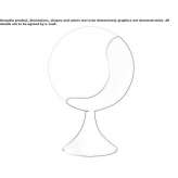 Metal table lamp in a modern style Wellard
