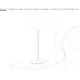 LED table lamp in blown glass and brass Icatu