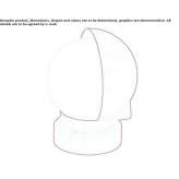 Obrotowa, regulowana, metalowa lampa stołowa Wellard