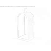 LED table lamp made of fabric, charged via USB Xghajra