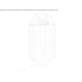 Metal LED table lamp Bruceton