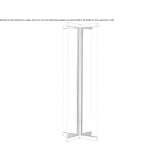 Table lamp made of natural brass Angaston