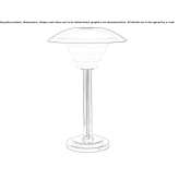 Metal table lamp Wellard