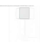 Cotton table lamp Bloxham