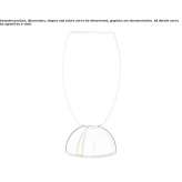 Glass table lamp Sibundoy