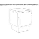 Glass table lamp Zarra