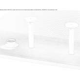 Cordless aluminum LED table lamp Sabancuy