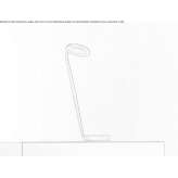 Swivel aluminum table lamp with USB Beckdorf