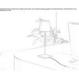 Table lamp in die-cast aluminum Lizarza