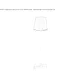 Wireless LED table lamp Deblin