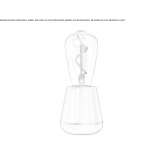 Bezprzewodowa lampa stołowa LED Seigy