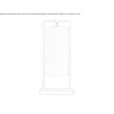 Lniana lampa stołowa LED Asti