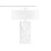 Marble LED table lamp Kuznetsk