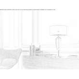 Blown glass table lamp Zabludow