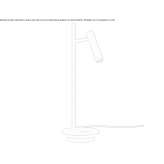 Adjustable metal LED table lamp Rueyres