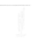 Brass LED table lamp Orgiano