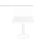 Lampka nocna LED z tkaniny Reedley