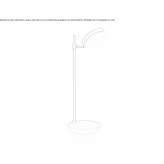 Aluminum table lamp with dimmer Arani