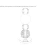 Glass LED table lamp Patzun
