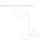 Metal table lamp Rehe