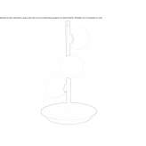 Table lamp in metal and opal glass Airola