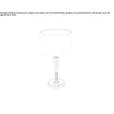 Fabric table lamp Dellfeld