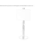 Metal table lamp with a fixed arm Wulguru