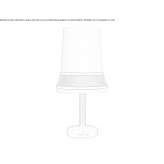Lampa stołowa LED z tkaniny Reedley