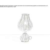 Murano glass table lamp Diezma