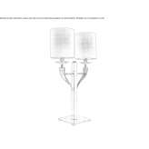 Metal table lamp Lutcher