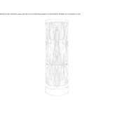 Glass table lamp Bahsili
