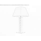 Glass table lamp Salta