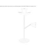 Table lamp with a fixed arm Bryant
