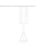 LED table lamp made of PVC Pinseque