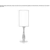Lampa stołowa z kryształkami Shenley