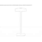 Bezprzewodowa lampa stołowa LED Reifling