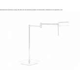 Regulowana metalowa lampa stołowa Palmira