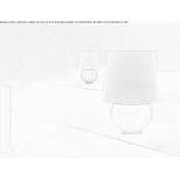 Glass table lamp Yanque