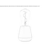 Bezprzewodowa lampa stołowa LED ze ściemniaczem Seigy