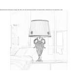 Klasyczna metalowa lampa stołowa z kryształkami Stowe