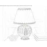 Ręcznie robiona żarowa lampa stołowa ze szkła Murano Vinerea