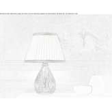 Glass table lamp Geuensee