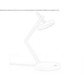 Metal LED table lamp Caniezza
