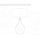 Lampa stołowa ze szkła pochodzącego z recyklingu Carenno