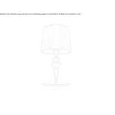 Aluminiowa lampa stołowa Setubal