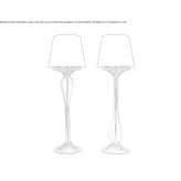 Murano glass table lamp Levant