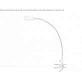 Lampa stołowa LED z wychylnym ramieniem Atocha